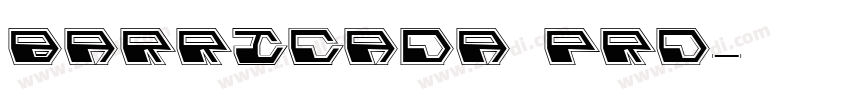 Barricada Pro字体转换